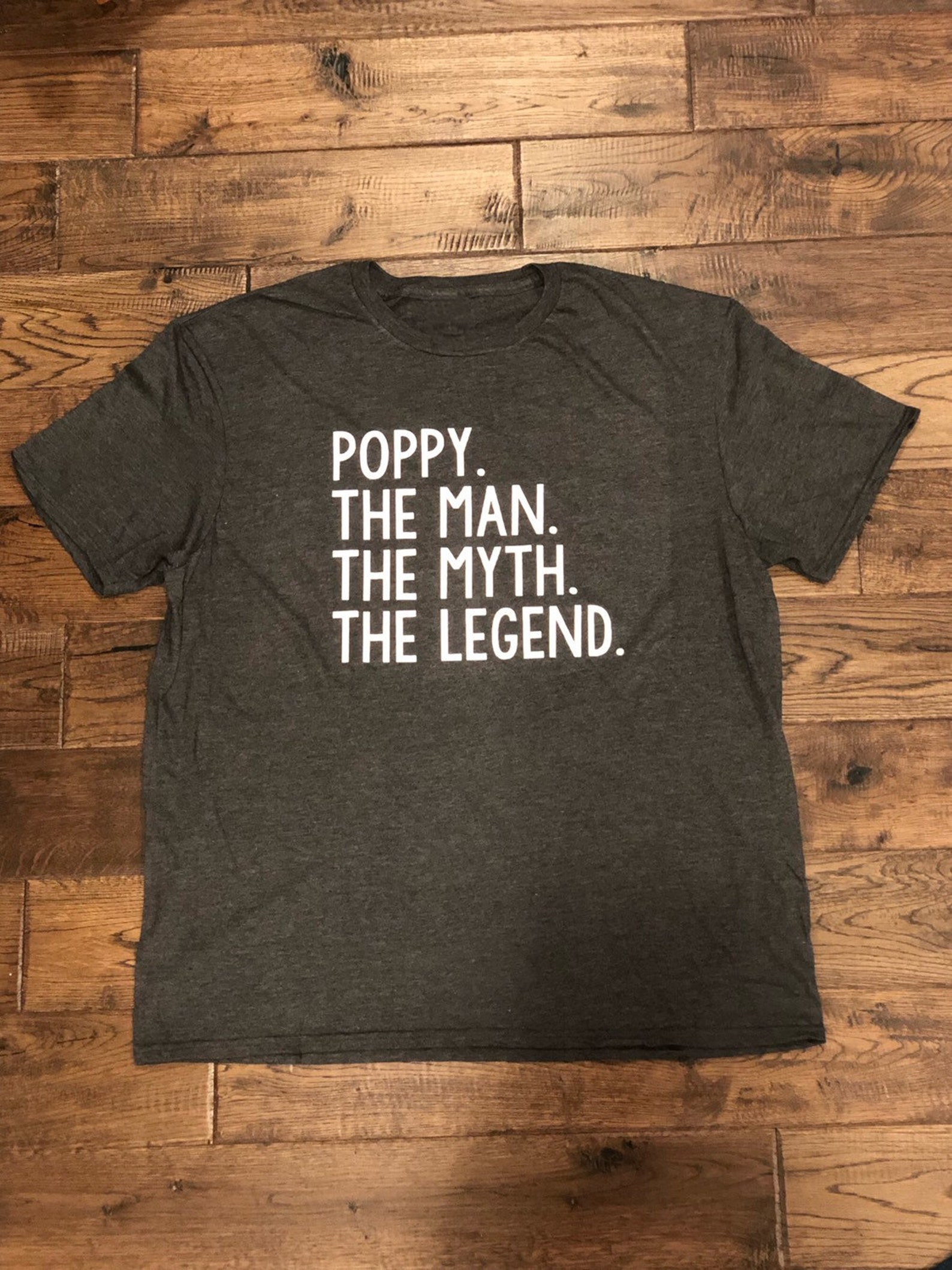 EDITABLE Poppy Shirt Grandfather Shirt Customize with your Etsy