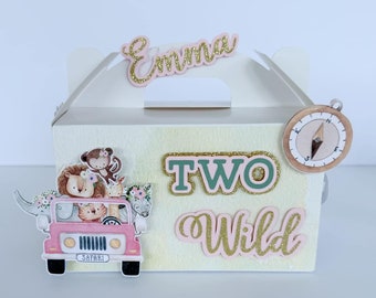 Gable Box Two Wild - Two Wild Party Favor - Two Wild Personalized