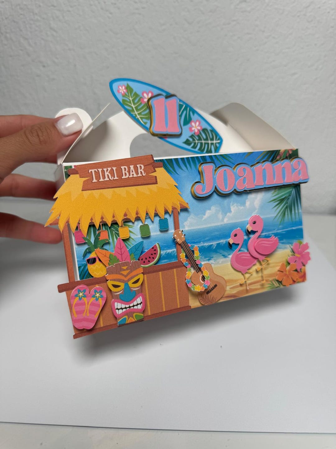 Aloha Gable Box - Aloha Party Favor - Aloha Gable Box Personalized - Etsy