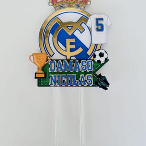 Cake Topper 3D Real Madrid / Cake Topper Football
