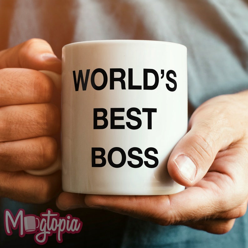 The Office world's BEST Boss Mug Gift Etsy Australia