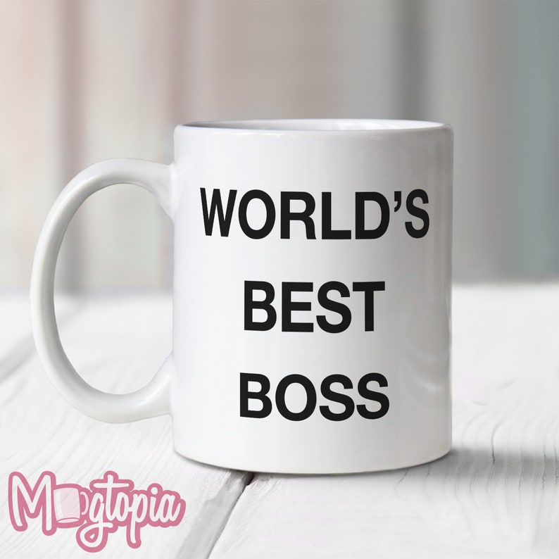 The Office WORLD'S BEST BOSS Mug Gift Etsy