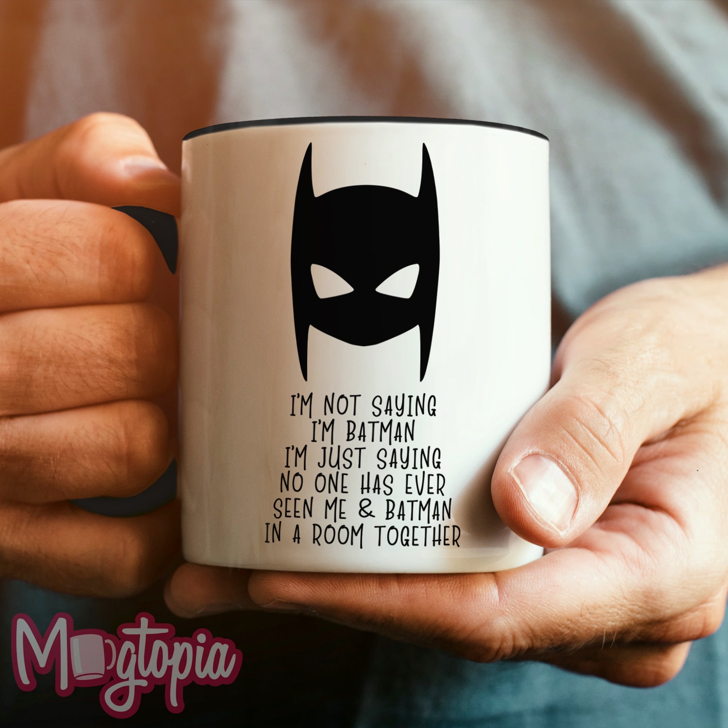 I'm Not Saying I'm Batman Mug - Funny Superhero Coffee Gift - Etsy