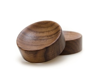 Handmade Walnut Wood Ring Dish, 5th Anniversary Gift