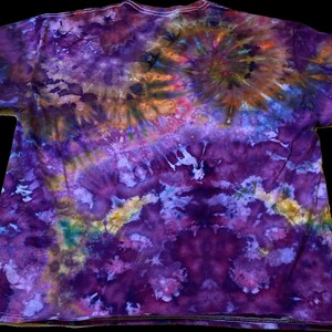 Xl Shirt Special Tie Dye Shirt Psychedelic T Shirt Galaxy Ice Dye Shirt Festival Shirt Mandala Psytrance Shirt Geode Tie Dye image 2