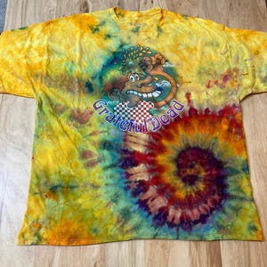 2Xl Grateful Dead Tie Dye T-Shirt psychedelic kaleidoscopic mandala  ice dye