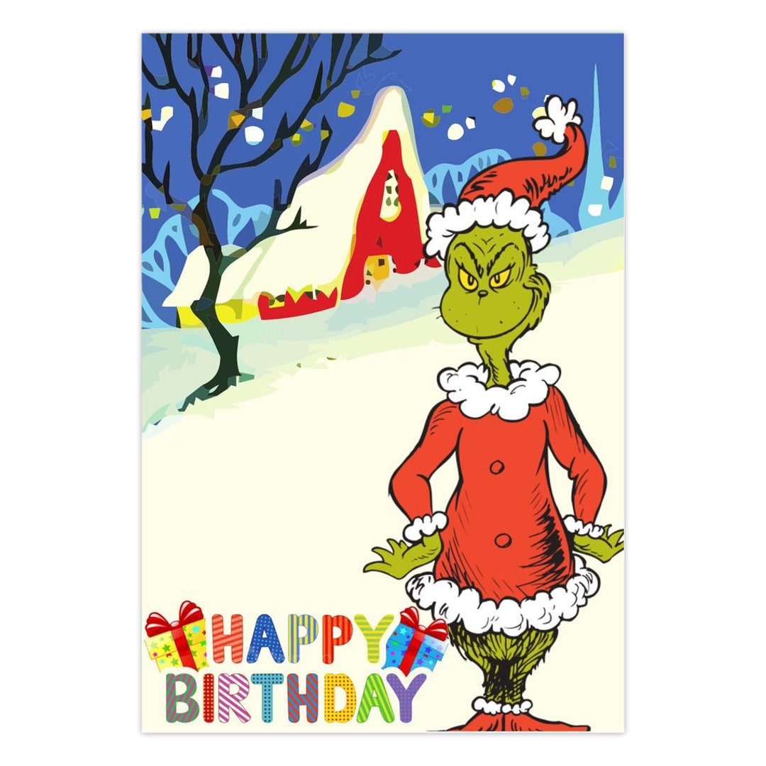 Funny Christmas Birthday Card - Etsy