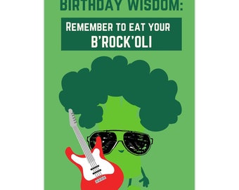 Funny Kids Rockstar Birthday Card