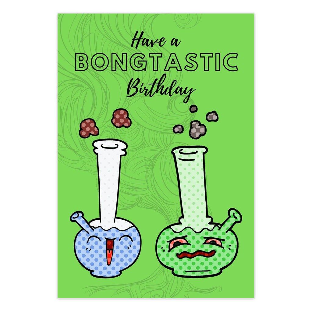 stoner printable birthday card etsy