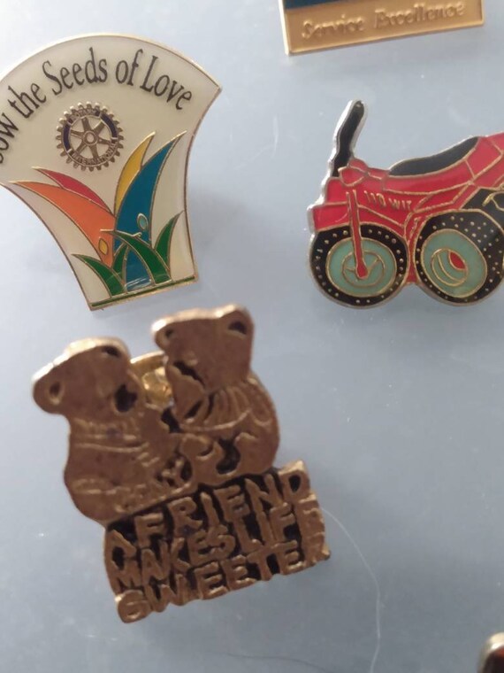 Vintage Tac Pins Various Types Gem