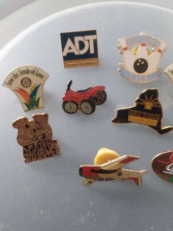 Vintage Tac Pins Various Types Gem