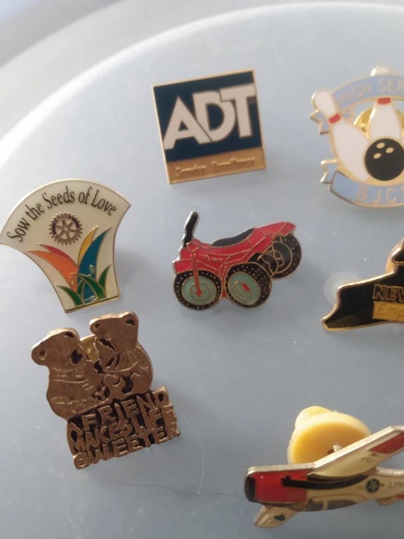 Vintage Tac Pins Various Types Gem