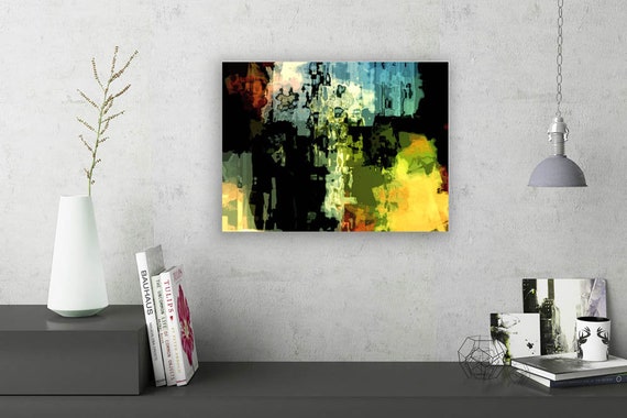 Fine Art Print Opposition 1 Abstract Composition Wall Decor Art From Video Limited Edition Signed Giclee Print