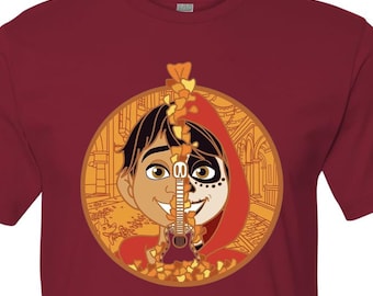 Disney Coco Movie Shirt, Disney Coco Miguel Un Poco Loco Shirt, Dia de los Muertos Coco Shirt, Coco Shirt, Disney Shirt, Disney Kids Shirts