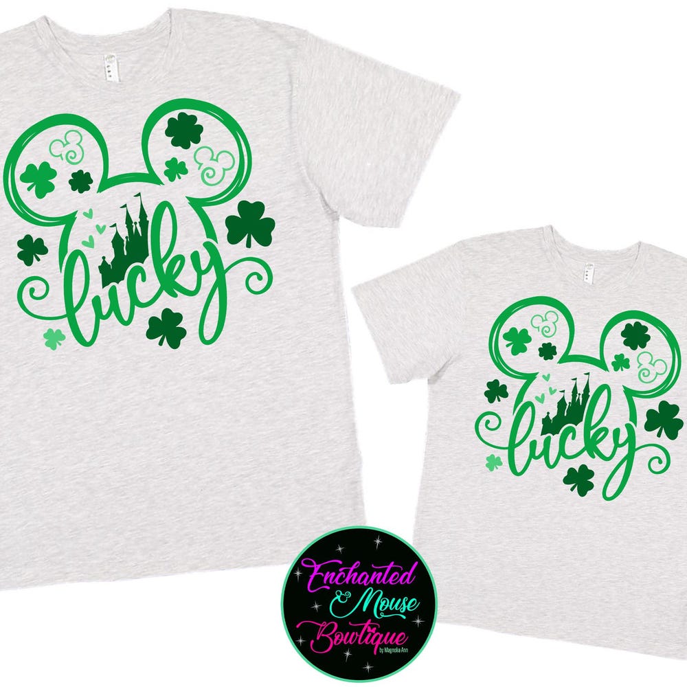 Lucky Disney Shirt, Disney St Patrick'S Day Shirt, St Patrick'S Day Mickey Shirt, St. Patrick'S Day Disney Shirt, Magic Kingdom Shirt, Lucky New Fashion