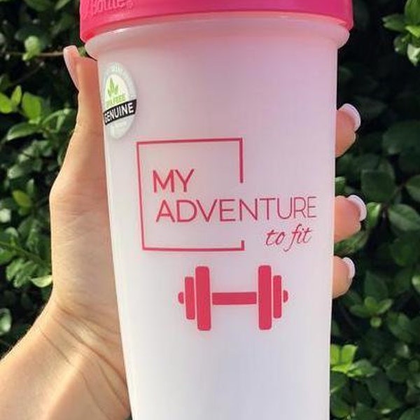 Blender Bottle My Adventure to Fit with Barbell - Magenta - Two Sizes Available