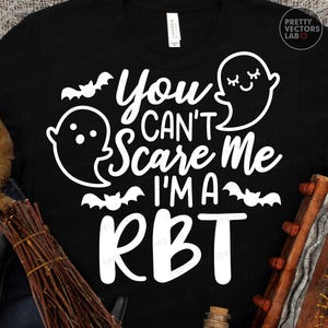 Funny Halloween PNG SVG, Registered Behavioral Therapist Svg, Behavior Therapist Cut Files, Spooky Svg Png, RBT Shirt Design, Sublimation image 1