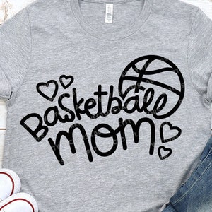 Mãe do Basquete SVG, Arquivos de Corte da Cheer Mama, Amor ao Basquete SVG, DXF, EPS, PNG, Alto e Orgulhoso SVG, Clipart de Citações Esportivas, Silhueta, Cricut