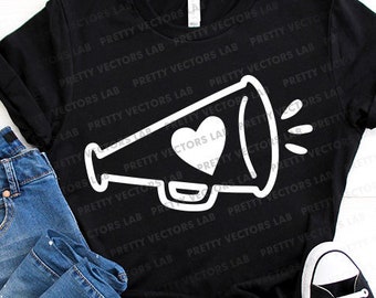 Megaphone Vector Etsy