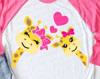 Download Mom And Baby Giraffe Svg Etsy