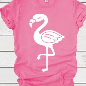 Flamingo Svg Cute Flamingo Cut Files Summer Svg Dxf Eps - Etsy