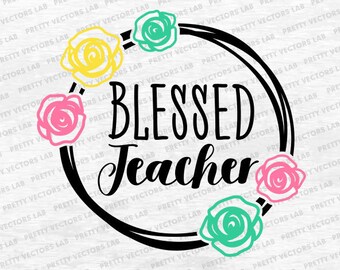 Teacher Appreciation SVG File for Cricut Silhouette Educator - Etsy Israel
