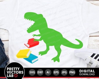 clipart do my homework Back To School Dinosaur Svg, First Day of School Svg, T-Rex Cut File, Teacher Svg, Kids Svg Dxf Eps Png, Pre-K, Preschool, Silhouette Cricut