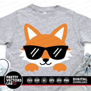 Fuchs Gesicht, Wald Tiere geschnitten Datei, Wald Tiere geschnitten Datei, Wald Tiere Clipart, Wald, Silhouette, Cricut, Kinder Shirt Design, Wald Tiere