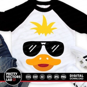 Ente Ente Gesicht, Ente Gesicht geschnitten Datei, Jungen svg, Dxf, Eps, Png, Kinder-Shirt-Design, Baby Clipart, Bauernhof Tier Png, Geburtstagskind svg, Silhouette Cricut