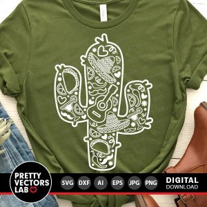 Cactus Svg, Mexico gesneden bestanden, Cinco de Mayo Svg Dxf Eps Png, Cactus overzicht Clipart, Mexicaanse Png, vrouw Svg, sublimatie, silhouet, Cricut