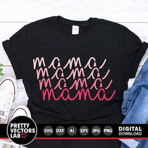 Mamãe Svg, Mamãe Svg, Arquivos de Corte de Mãe, Dia das Mães Svg, Clipart de Vida de Mãe, Mamãe Svg, Dxf, EPS, PNG, Design de Camiseta de Mãe, Silhueta, Cricut