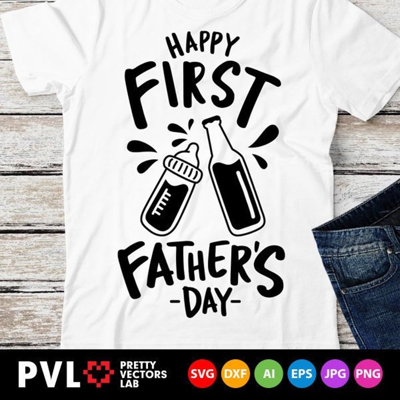Download Happy First Father's Day Svg 1 Dad Quote Svg Dxf Eps | Etsy