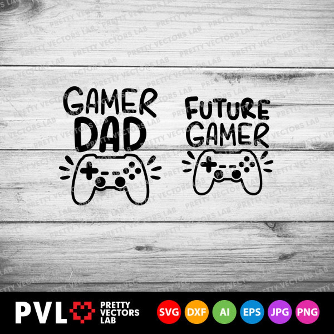 Gamer Dad Svg Future Gamer Svg Daddy and Me Svg Father and | Etsy