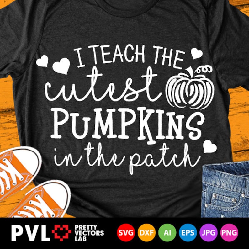 I Teach the Cutest Pumpkins in the Patch Svg Fall Svg | Etsy