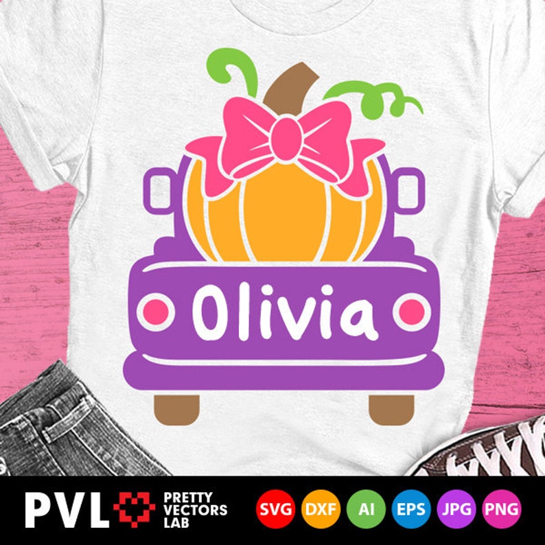 Download Pumpkin Truck Svg vintage Truck Back Svg Girls Fall Cut | Etsy
