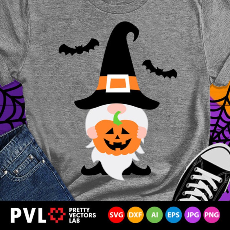 Download Halloween Gnome Svg Halloween Svg Gnome with Pumpkin Svg ...