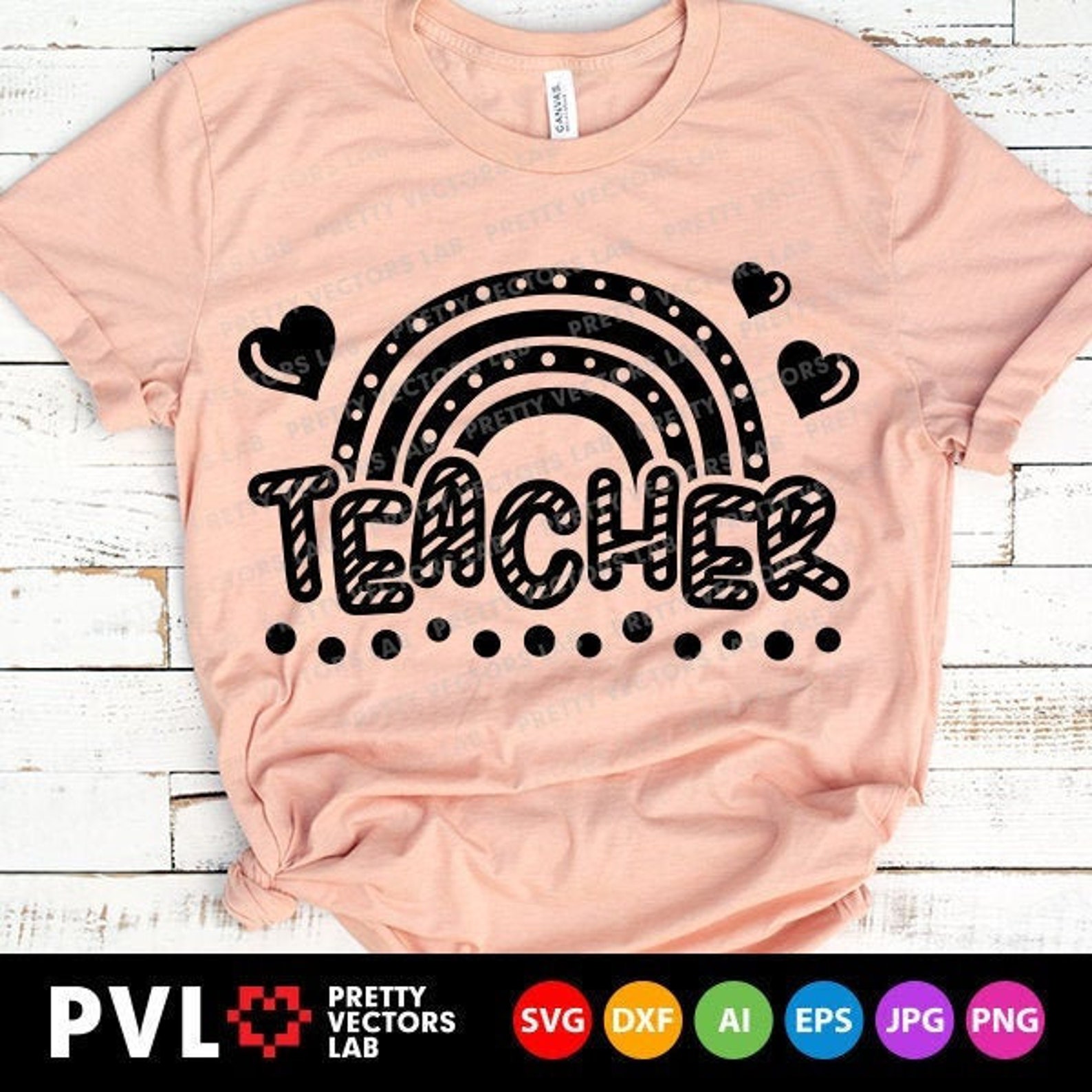Free Free Teacher Rainbow Svg 528 SVG PNG EPS DXF File