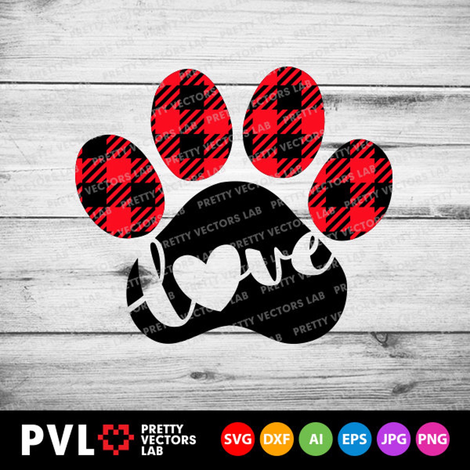 Free Free 301 Love Paw Print Svg SVG PNG EPS DXF File