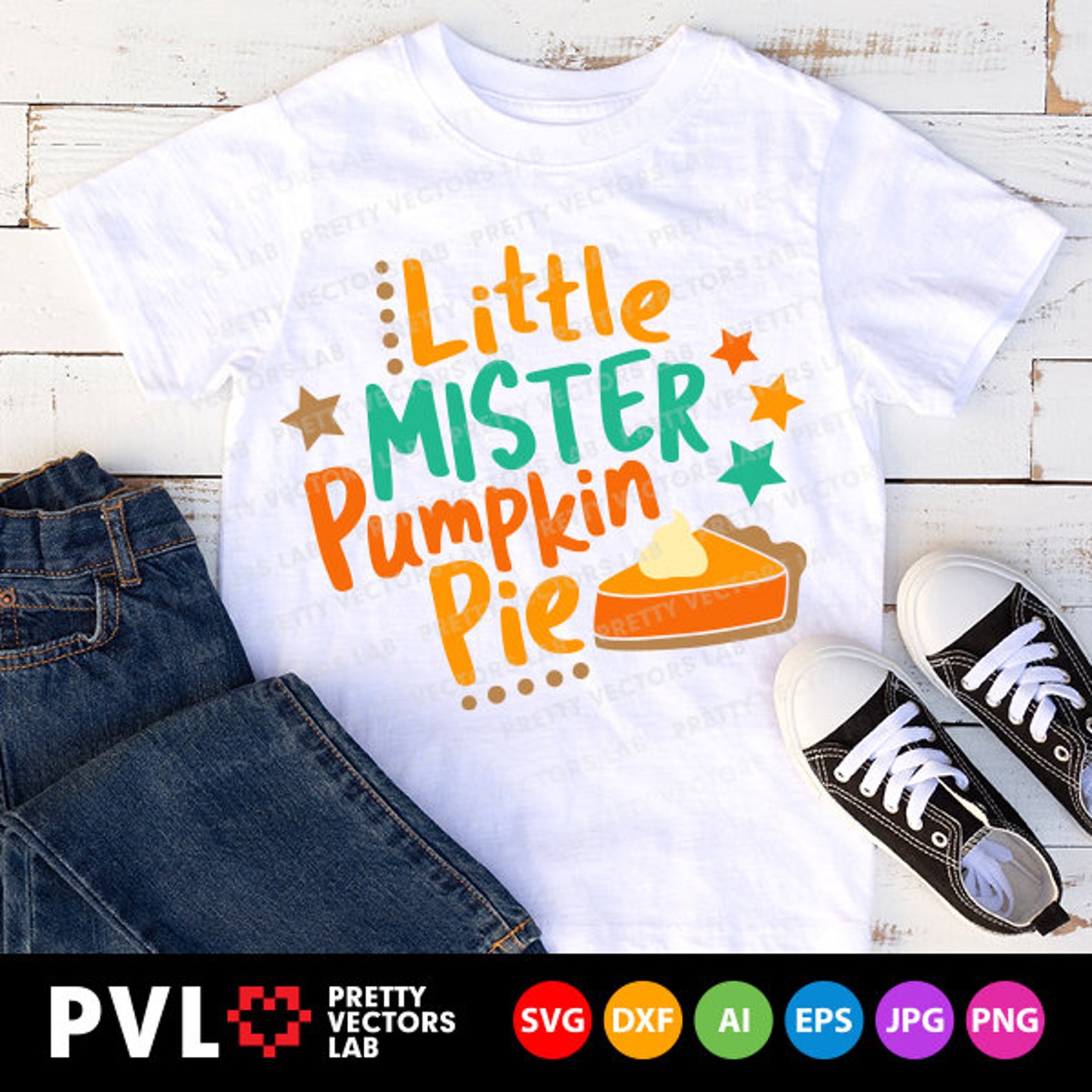 Download Little Mister Pumpkin Pie Svg Boys Thanksgiving Svg Dxf | Etsy