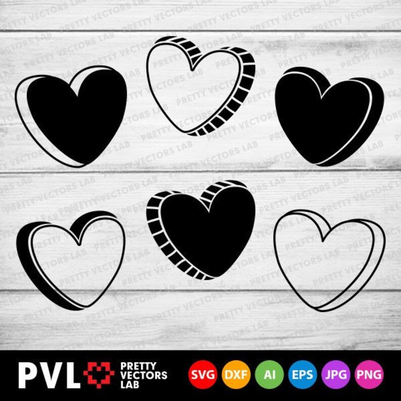 Download Candy Hearts Svg Valentines Day Svg Heart Monogram Svg ...