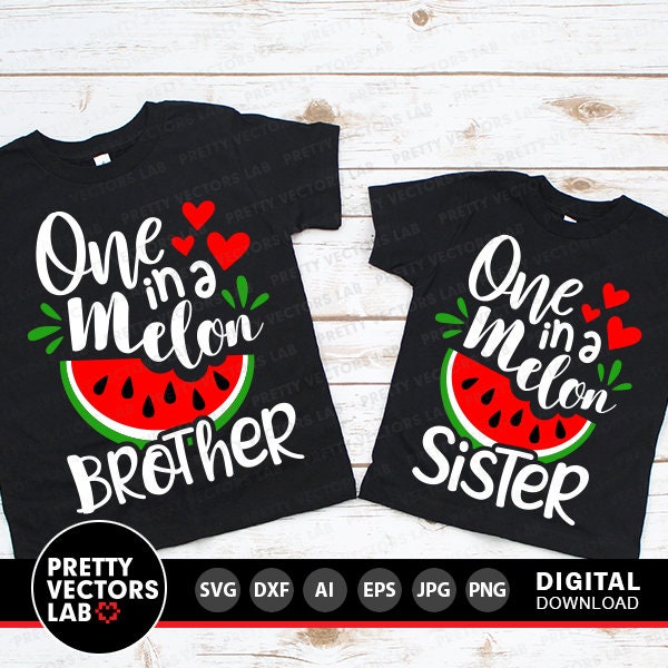 One in a Melon Svg, Watermelon Svg, Summer Cut Files, Vacation Svg Dxf ...