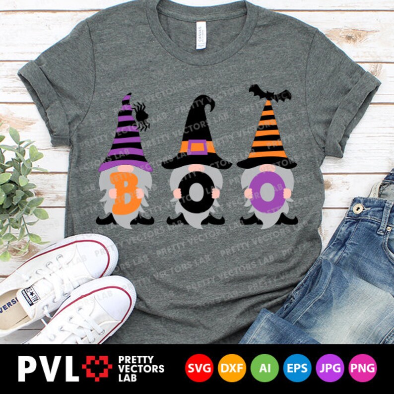 Download Halloween Gnomes Svg Halloween Svg Cute Gnome Svg Dxf Eps ...