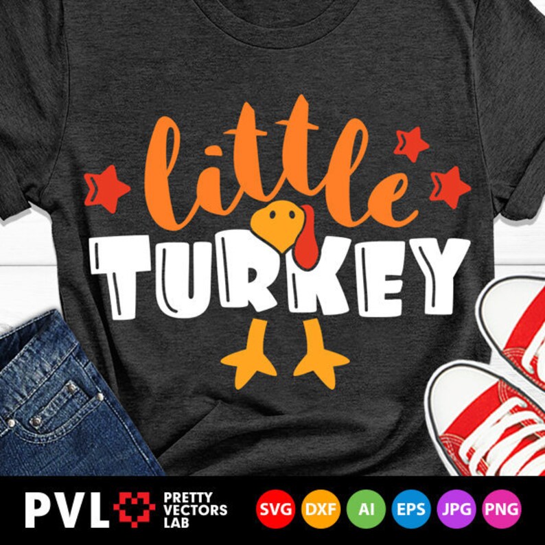 Download Little Turkey Svg Boys Thanksgiving Svg Dxf Eps Png Boy | Etsy