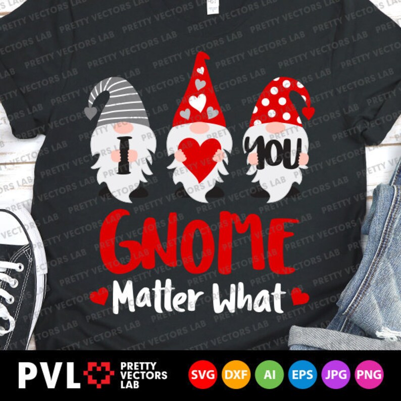 Download Valentine Gnomes Svg I love You Gnome Matter What Svg | Etsy