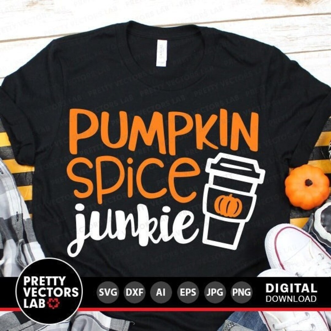 Kürbis Gewürz Junkie Svg Herbst Sprüche Svg Thanksgiving Etsy.de