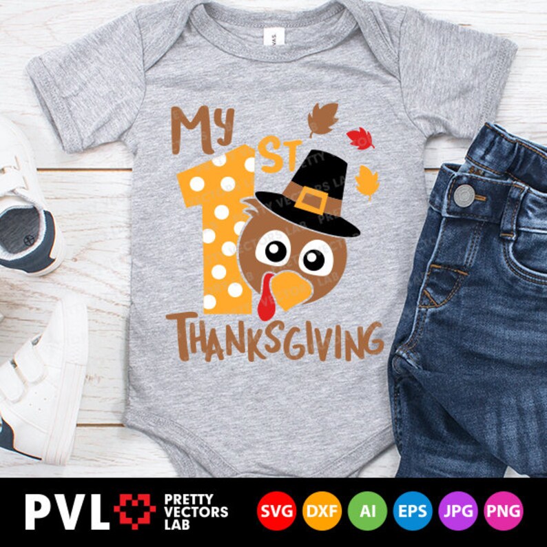 Download My 1st Thanksgiving Svg Boy Turkey Svg Boys Thanksgiving | Etsy