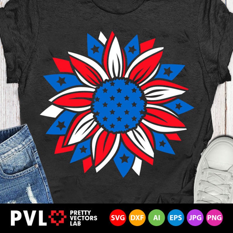 Free Free 216 Usa Sunflower Svg SVG PNG EPS DXF File
