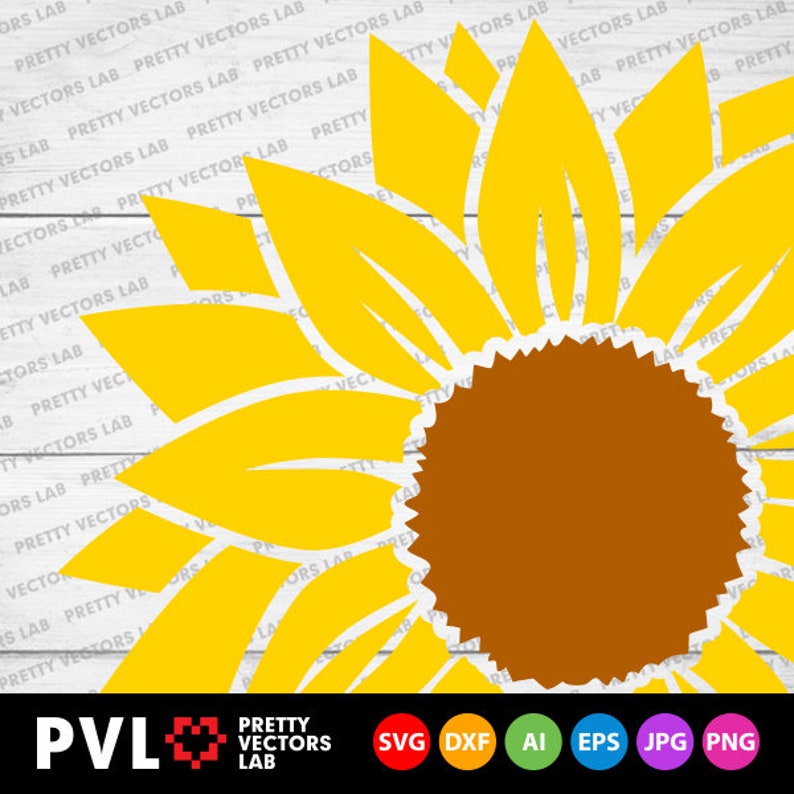 Download Sunflower Svg Sunflowers Clipart Yellow Flower Svg | Etsy