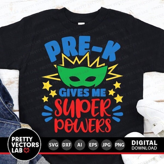 Super Kids Pre-K Tshirt I Teach Pre-K Superheroes Super Kids Pre-K Tshirt I Teach Pre-K Superheroes