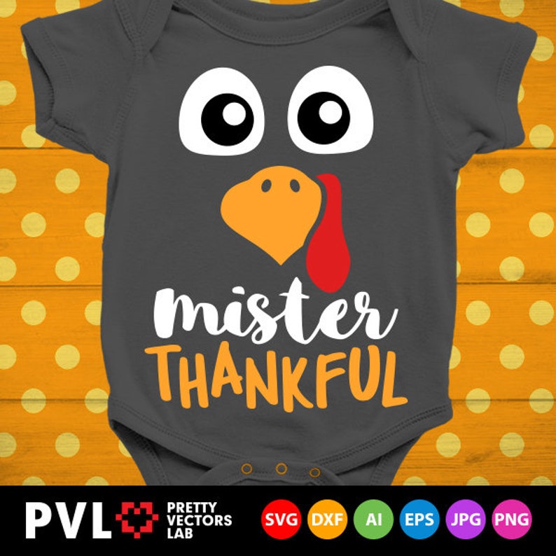 Download Mister Thankful Svg Boys Thanksgiving Svg Dxf Eps Png Boy | Etsy